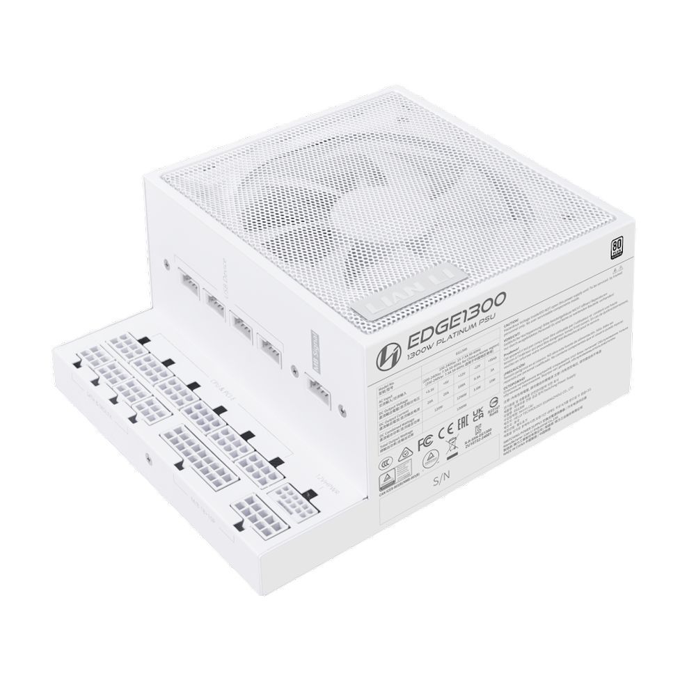 取寄せ商品：納期要確認】 Lian Li EDGE 1300W White | PCパーツ,電源
