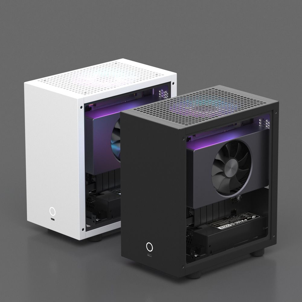 GEEEK M31 MINI-ITX CASE White | PCパーツ,PCケース,Mini-ITX対応