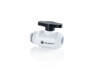 Bitspower Deluxe White Mini Valve Rotary G1/4