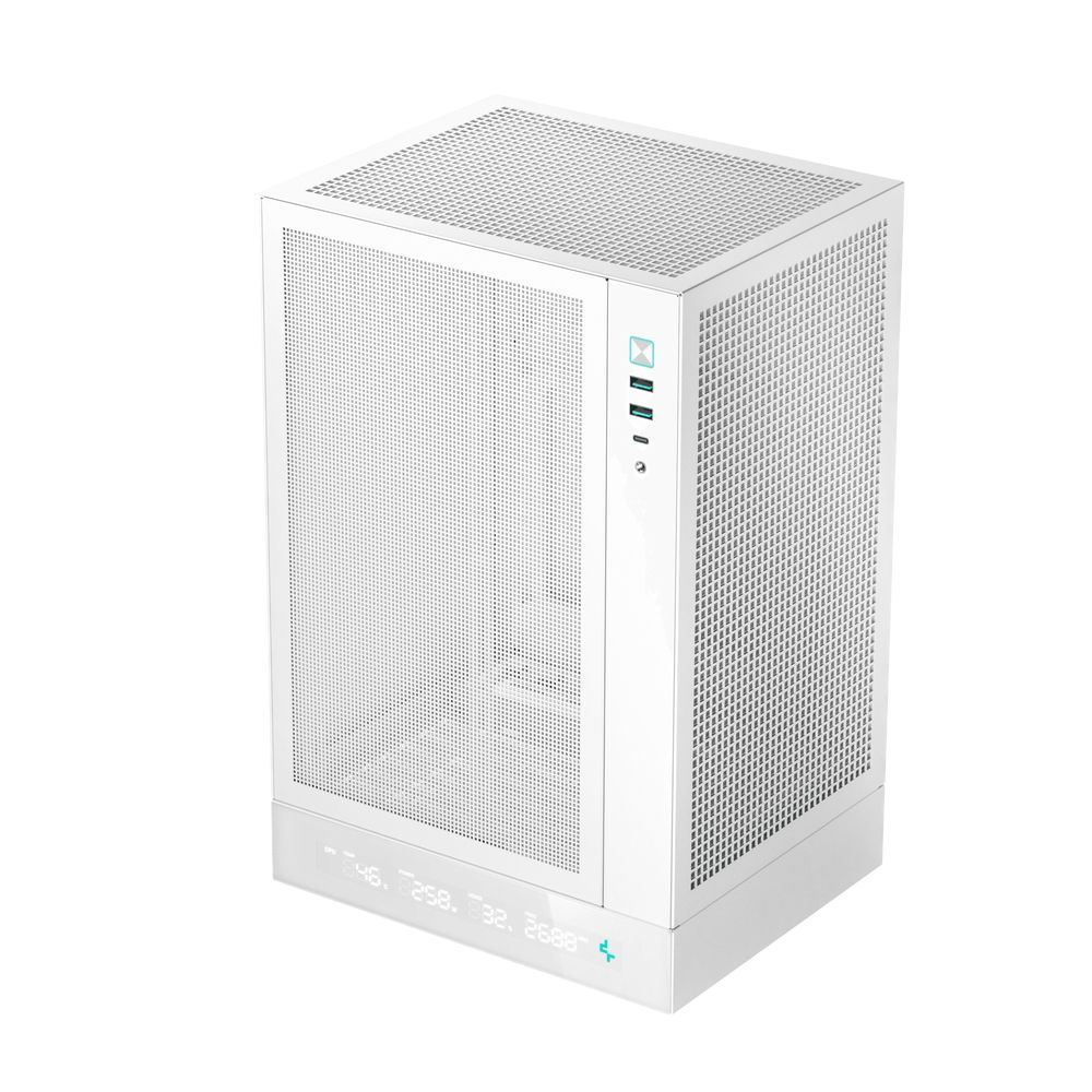 Deepcool CH170 DIGITAL WH | PCパーツ,PCケース,Mini-ITX対応
