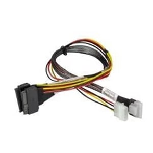 CBL-SAST-0953 55cm Slimline x8 to 2x U.2 PCIE with Power Cable Supermicro