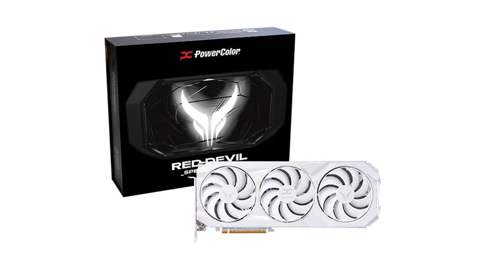Powercolor Red Devil Spectral White AMD Radeon RX 9070 XT 16GB