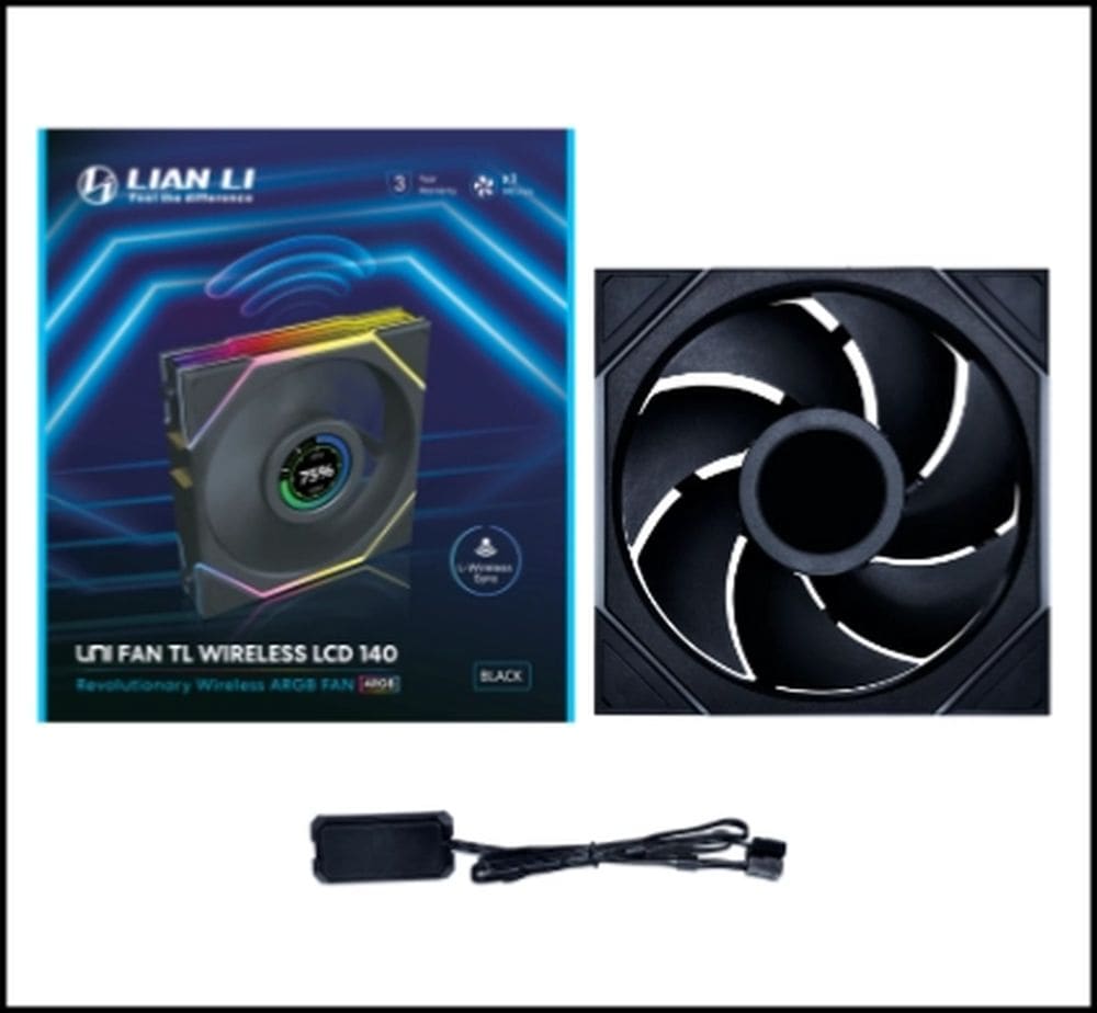 LIAN LI UNI FAN SL140 V2 BK ファン数　計2個 Lian Li UNI FAN SL140 V2 Digital Addressable RGB 140 Fan