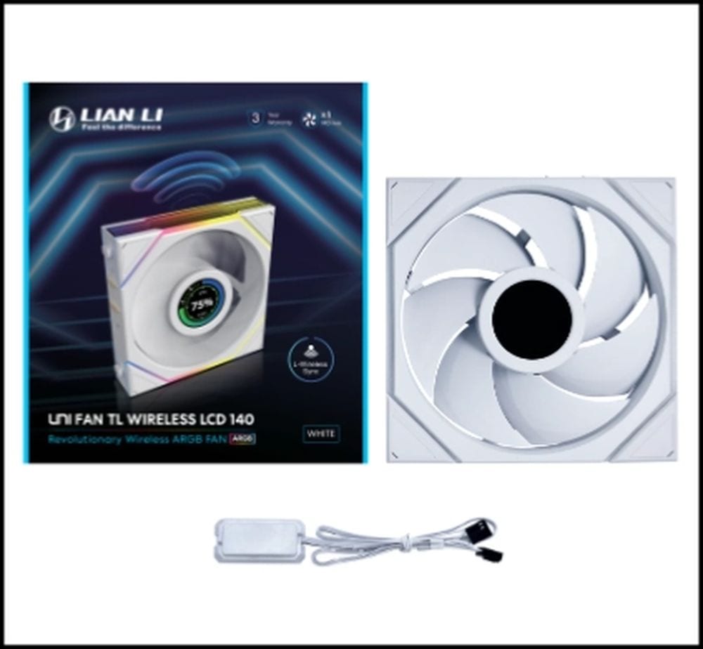 Lian Li UNI FAN TL LCDホワイト 8個+ファンコントローラー UNI FAN TL ワイヤレス - LIAN LI は PC ケースの大手