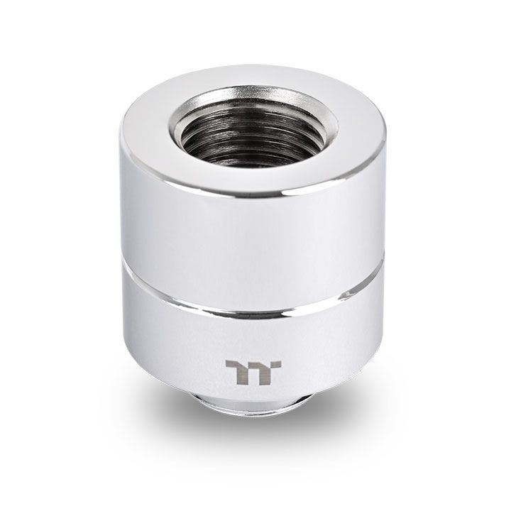 Thermaltake Pacific F-Pro Female to Male 20mm Extender - Chrome - Chrome (CL-W440-CU00SL-A)