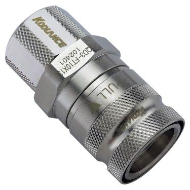 KOOLANCE QD3-FT10X13 QD3 Female Quick Disconnect 10mm x 13mm (3/8in x 1/2in)