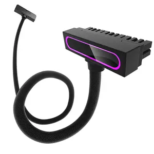 ASIAHORSE Hydrus ARGB PSU Extension Cable 24PIN 30CM Black