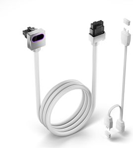 ASIAHORSE Hydrus ARGB PSU Extension Cable 16PIN-GPU Type-B 50CM White