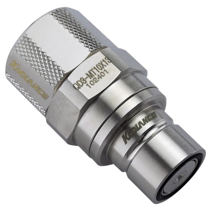 KOOLANCE QD3-MT10X13 QD3 Male Quick Disconnect 10mm x 13mm (3/8in x 1/2in)