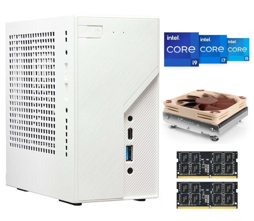 ASRock Deskmini B760 White & 8GBx2 メモリ + 14th 省電力CPUセット