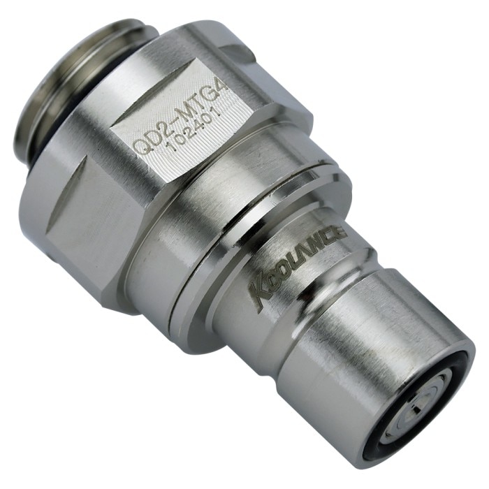 KOOLANCE QD2-MTG4 QD2 Male Quick Disconnect Male Threaded G1/4 BSPP