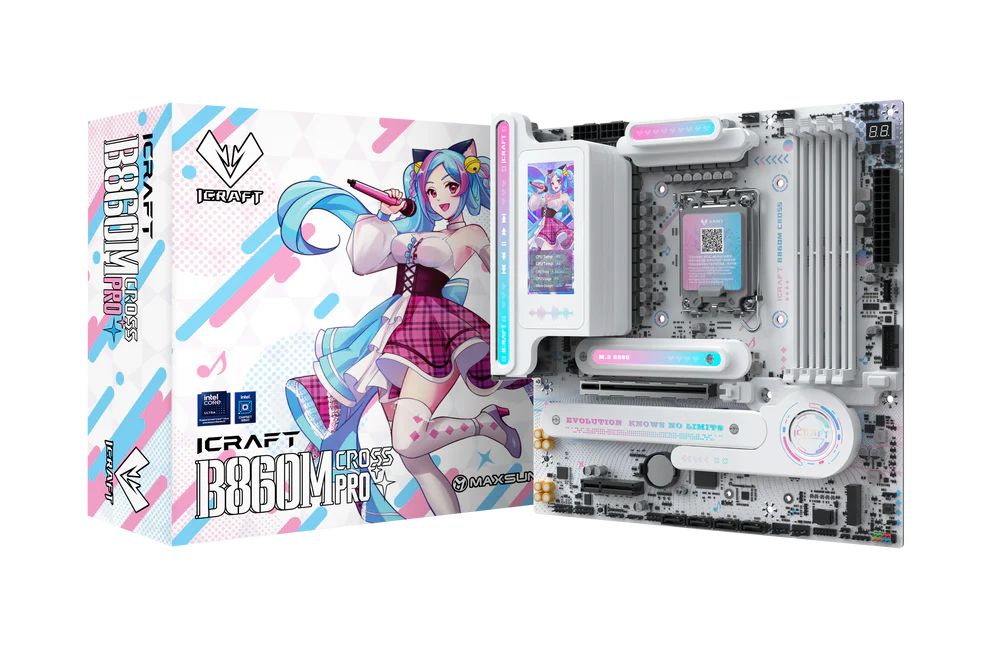 取寄せ商品：納期要確認】 MAXSUN MS-iCraft B860M CROSS PRO | PC