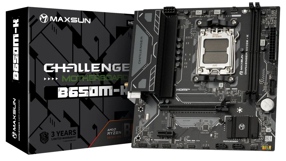 M❤︎ページ 取寄せ商品：納期要確認】 MAXSUN MS-Challenger B650M-K WIFI | PC