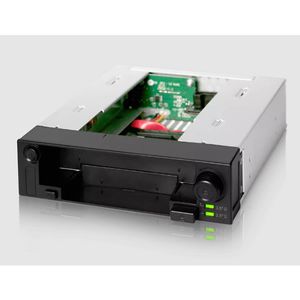DuoSwap MB971SP-B 2.5/3.5����� SATA HDD/SDD 1����ܲ�ǽ 5.25������٥������� ICYDOCK