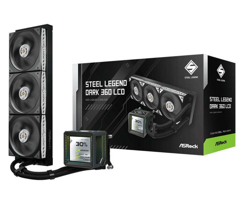 ASRock Steel Legend Dark 360 LCD