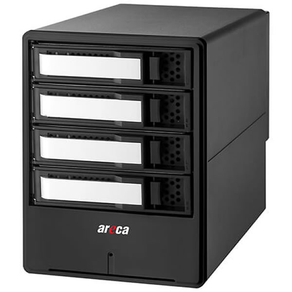 areca ARC-8050T5U-4A SAS/SATA�б�4�٥�����RAID��˥åȡ�Thunderblot5��USB10G��³