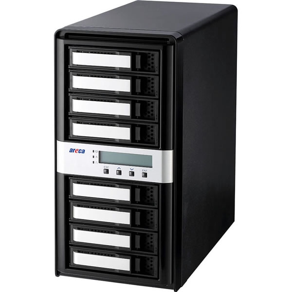 areca ARC-8050T5U-8E SAS/SATA�б�8�٥�����RAID��˥åȡ�Thunderblot5��USB10G��³