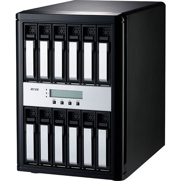 areca ARC-8050T5U-12E SAS/SATA�б�12�٥�����RAID��˥åȡ�Thunderblot5��USB10G��³��Expander��ǽ�б���ǥ�