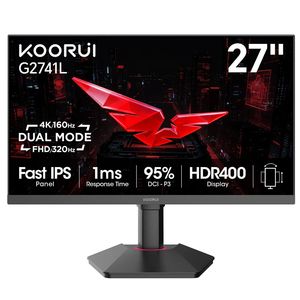 ������Źľ���� KOORUI G2741L 27����� IPS UHD 160Hz / FHD 320Hz �ǥ奢��⡼�ɥ����ߥ󥰥�˥���