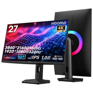 ������Źľ���� KOORUI 2741LM 27����� Mini LED UHD 160Hz / FHD 320Hz �ǥ奢��⡼�ɥ����ߥ󥰥�˥���