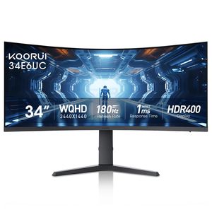 ������Źľ���� KOORUI 34E6UC 34����� VA 165Hz WQHD �Ѷʥ����ߥ󥰥�˥���