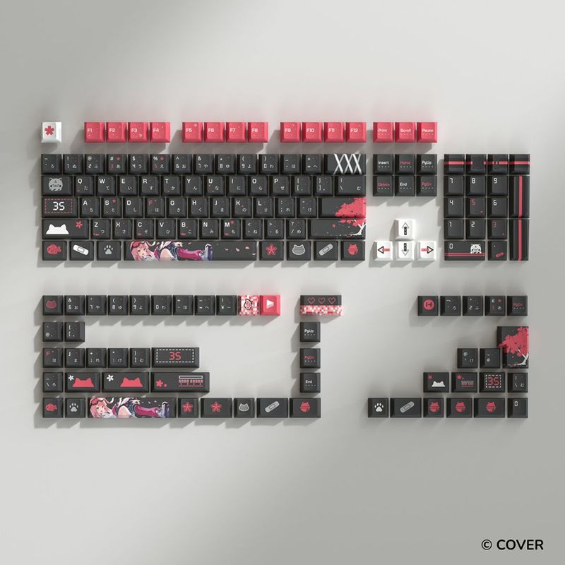 ��ͽ���ʡ�����ȯ��ͽ��� HYTE Sakura Miko Keycap Black + Mouse Pad