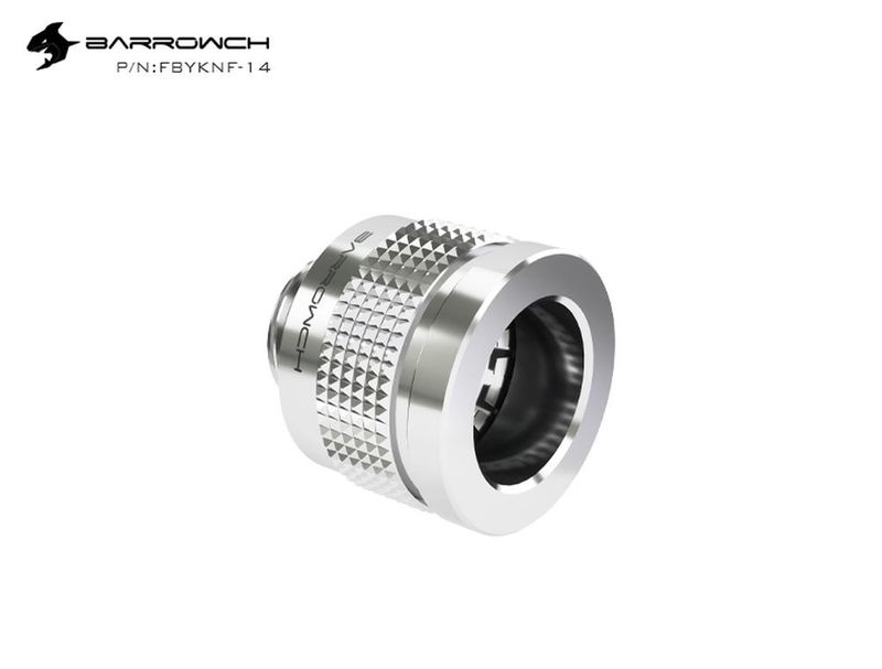 Barrowch 14mm Rigid Tubing Wolverine Anti shedding - Silver (FBYKNF-14)