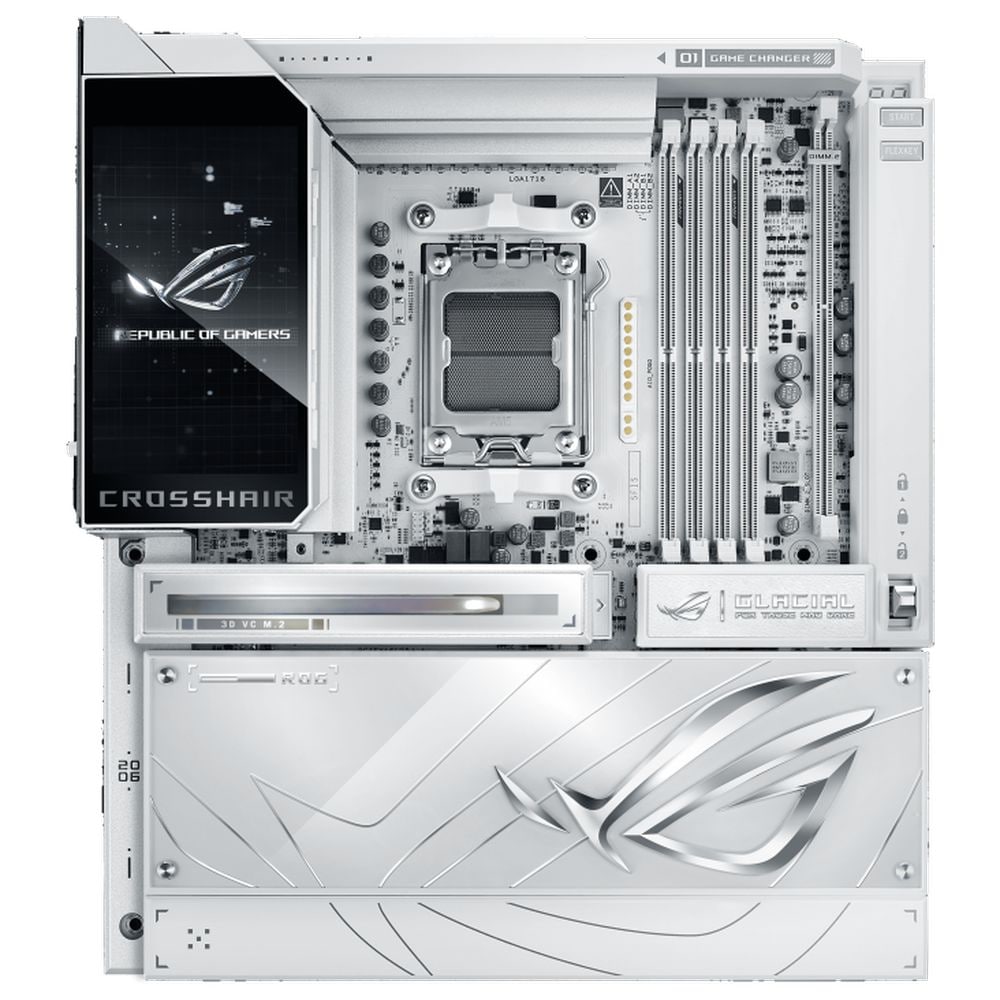 ASUS ROG CROSSHAIR X870E GLACIAL | PCパーツ,マザーボード,AMD AM5