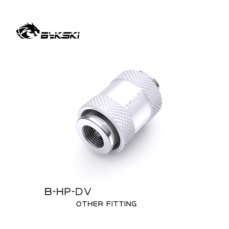 �ڥ����ȥ�å��ò��� Bykski G1/4 Female to Female Pull Drain Valve White