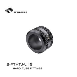 �ڥ����ȥ�å��ò��� Bykski Anti-Off Rigid 16mm OD Fitting - Black (B-FTHTJ-L16)