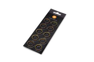 �ڥ����ȥ�å��ò��� EK WaterBlocks EK-Quantum Torque Color Ring 10-Pack HDC 16 - Satin Gold