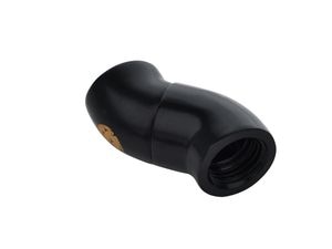 �ڥ����ȥ�å��ò��� Bitspower Carbon Black Rotary Mini Snake-Style Dual IG1/4