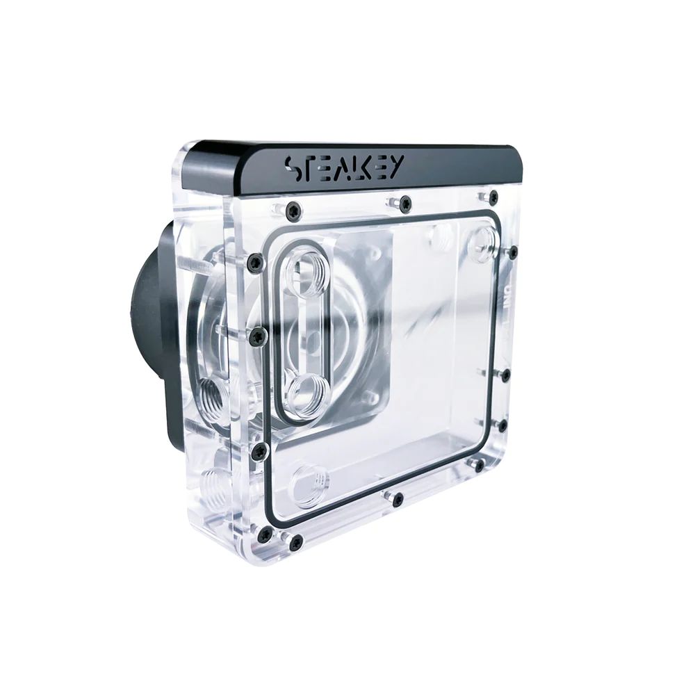 Stealkey Customs UNI 120 RESERVOIR 120MM - ACRYLIC + D5 PUMP