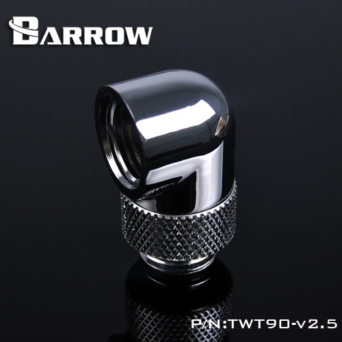 BARROW 90��Rotary Adapter (Male to Female) Shiny silver