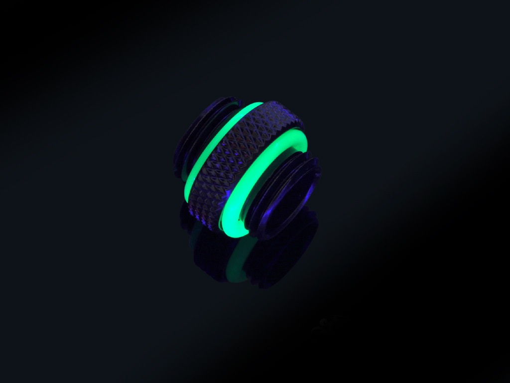 Bitspower G1/4" Matt Black Mini Dual G1/4" Extender