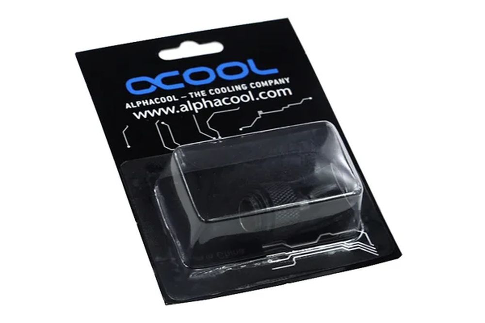 �ڥ����ȥ�å��ò��� ACool HF angle adapter 45�� - rotatable - G1/4 AG to G1/4 IG - Deep Black