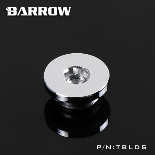 BARROW Ultra-thin Inner six angle Stop Plug Fitting Shiny silver