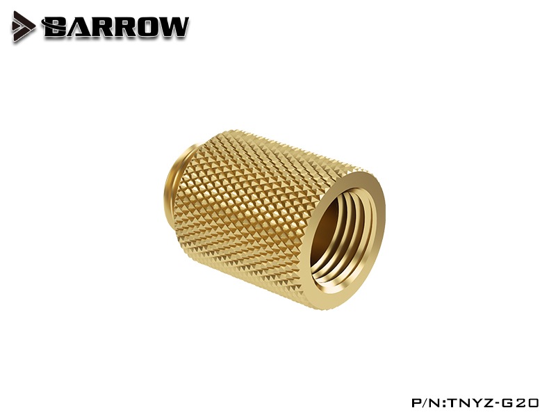 BARROW Male to Female Extender - 20mm Gold