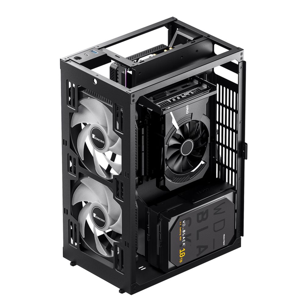 Jonsbo VR3 Black | PCパーツ,PCケース,Mini-ITX対応ケース