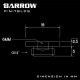 BARROW Ultra-thin Inner six angle Stop Plug Fitting Black