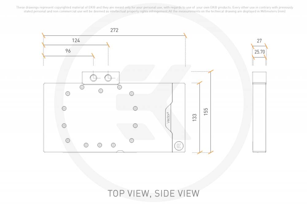 ڼ󤻾ʡǼ׳ǧ EK WaterBlocks EK-Quantum Vector2 Master RTX 4090 D-RGB - Nickel + Acetal