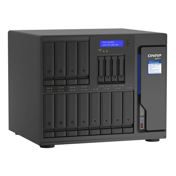 QNAP TVS-h1688X-W1250-32G 10GbE 2.5インチ 4 台 3.5インチ 12台搭載
