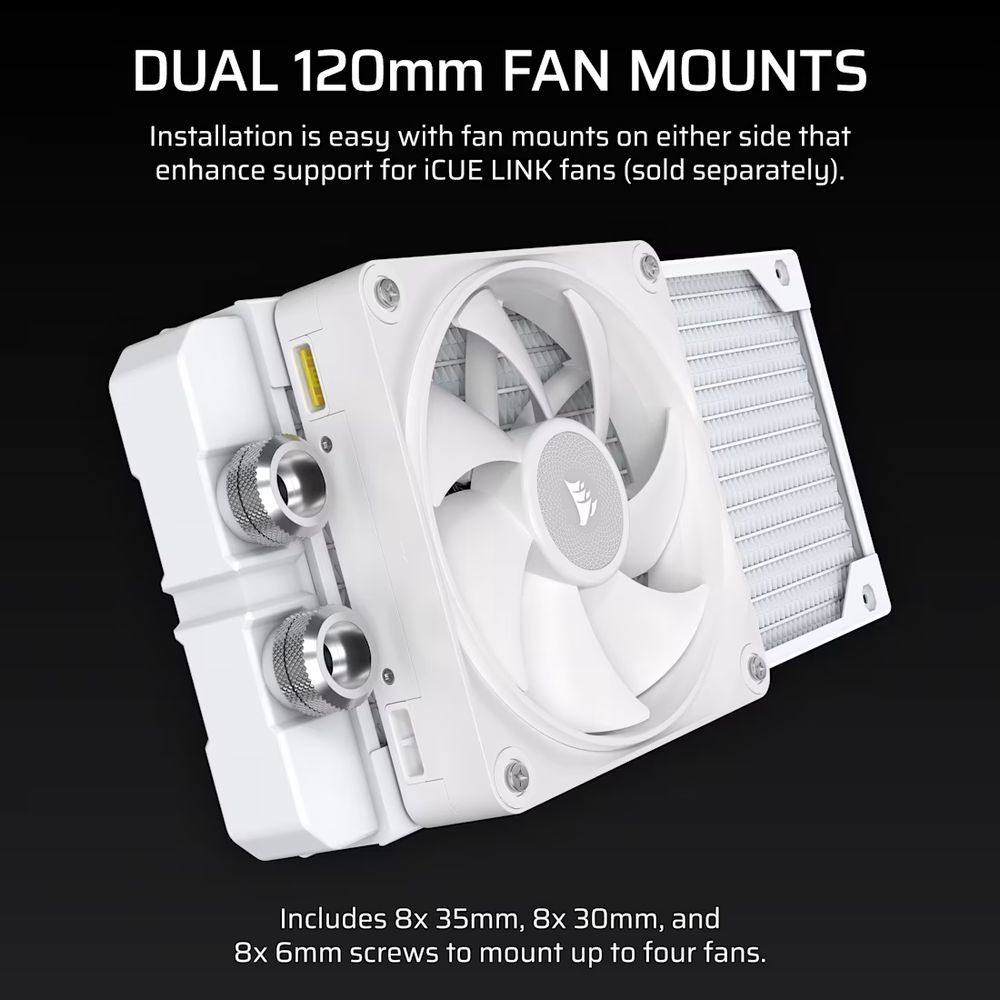 ��CORSAIR����������䥹�ڥ���륻���� 12/12��1/12���� CORSAIR Hydro X Series XR5 240 V2 Custom Cooling Radiator - White