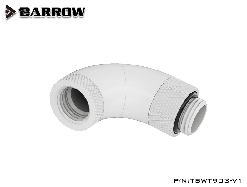 �ڥ����ȥ�å��ò��� Barrow 90-Degree Snake 3-way Rotary Adapter White