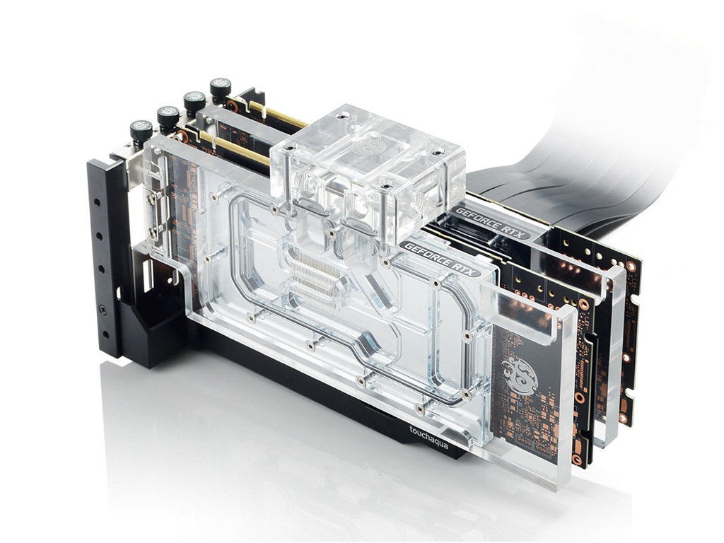 Bitspower Touchaqua Dual VGA Vertical Support