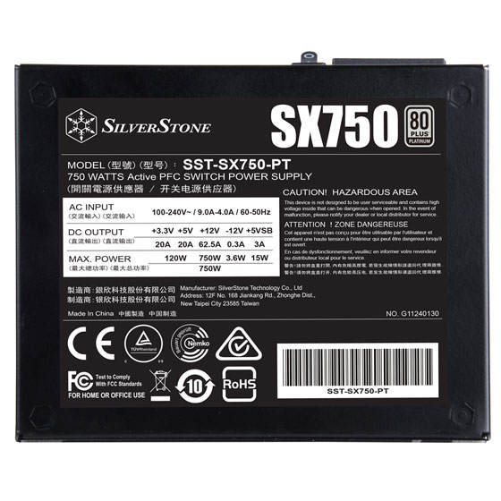 SilverStone SX750-PT (SST-SX750-PT)