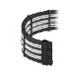 CableMod E-Series PRO ModFlex Cable Kit for EVGA G5 / G3 / G2 / P2 / T2 - BLACK / WHITE (CM-PEV2-FKIT-KKW-R)