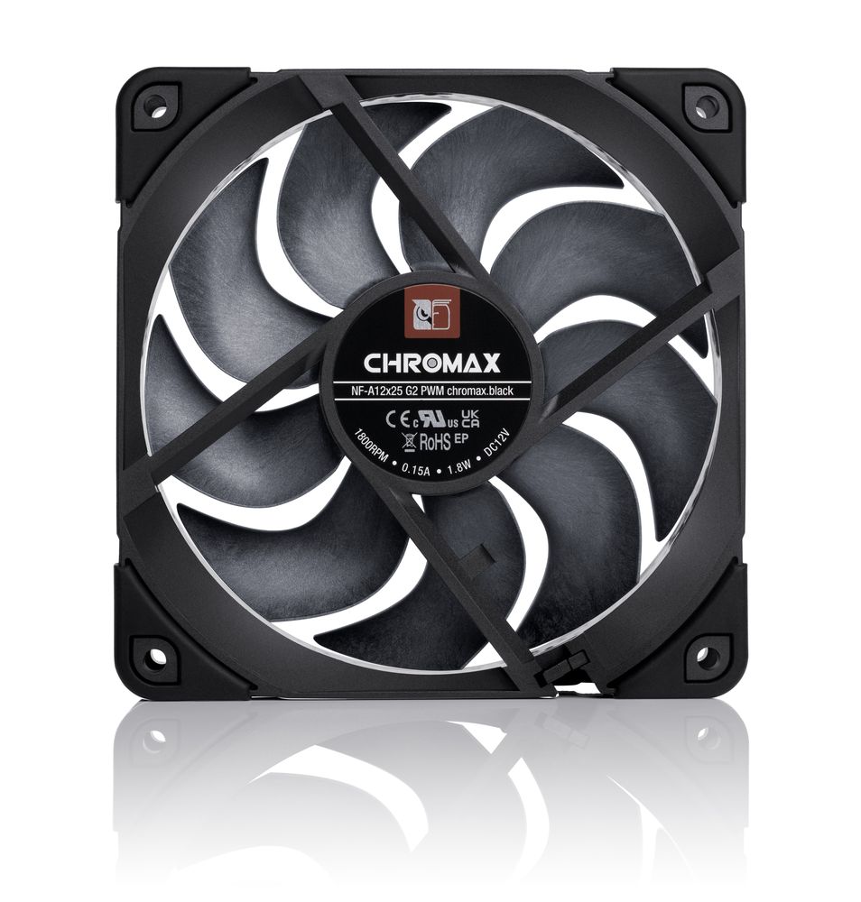noctua NF-A12X25 chromax.black ファン 3個セット 6月上旬入荷予定】 Noctua NF-A12x25 G2 PWM chromax.black | PCパーツ