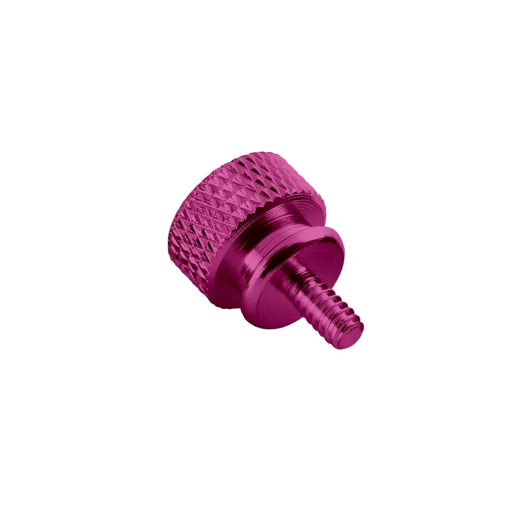 CableMod Anodized Aluminum Thumbscrews - UNC 6-32 - PINK (CM-ATS-C632-10-I-R)
