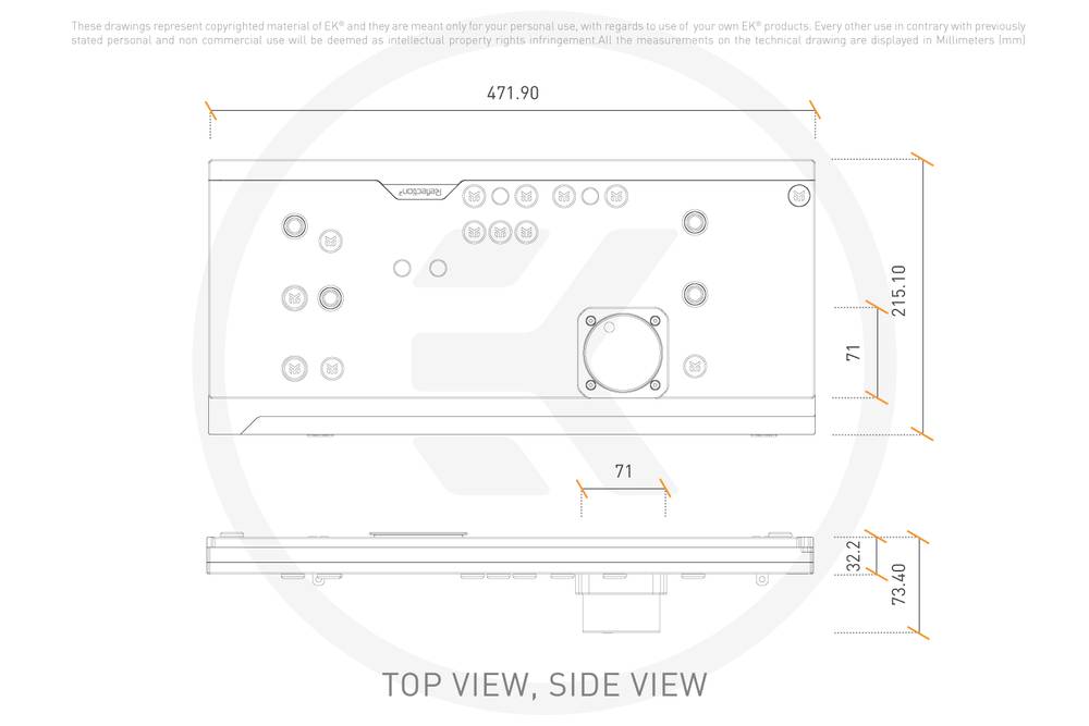 ڼ󤻾ʡǼ׳ǧ EK WaterBlocks EK-Quantum Reflection2 PC-O11D XL D5 PWM D-RGB - Plexi